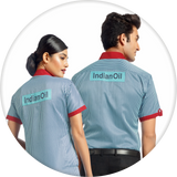Indian Oil Petrol Pump Stripe Shirt